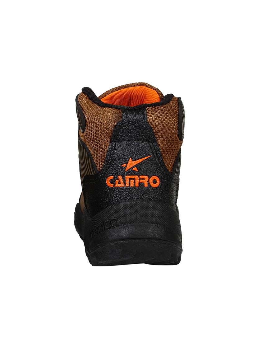 brown leatherette trekking shoe - 14880764 -  Standard Image - 2