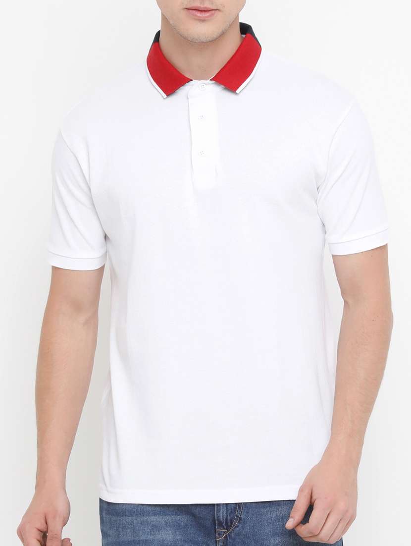 white cotton t-shirt - 14882336 -  Zoom Image - 0