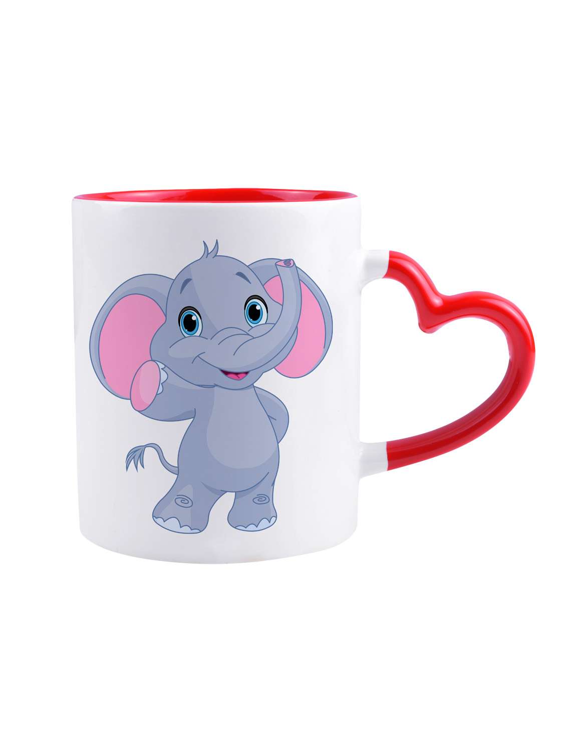 little elephant wowo multi printed coffee mug