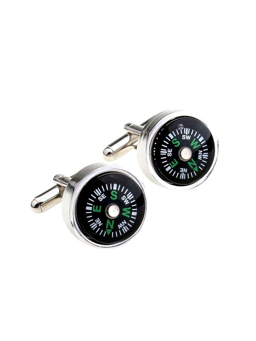 black metal cufflink
