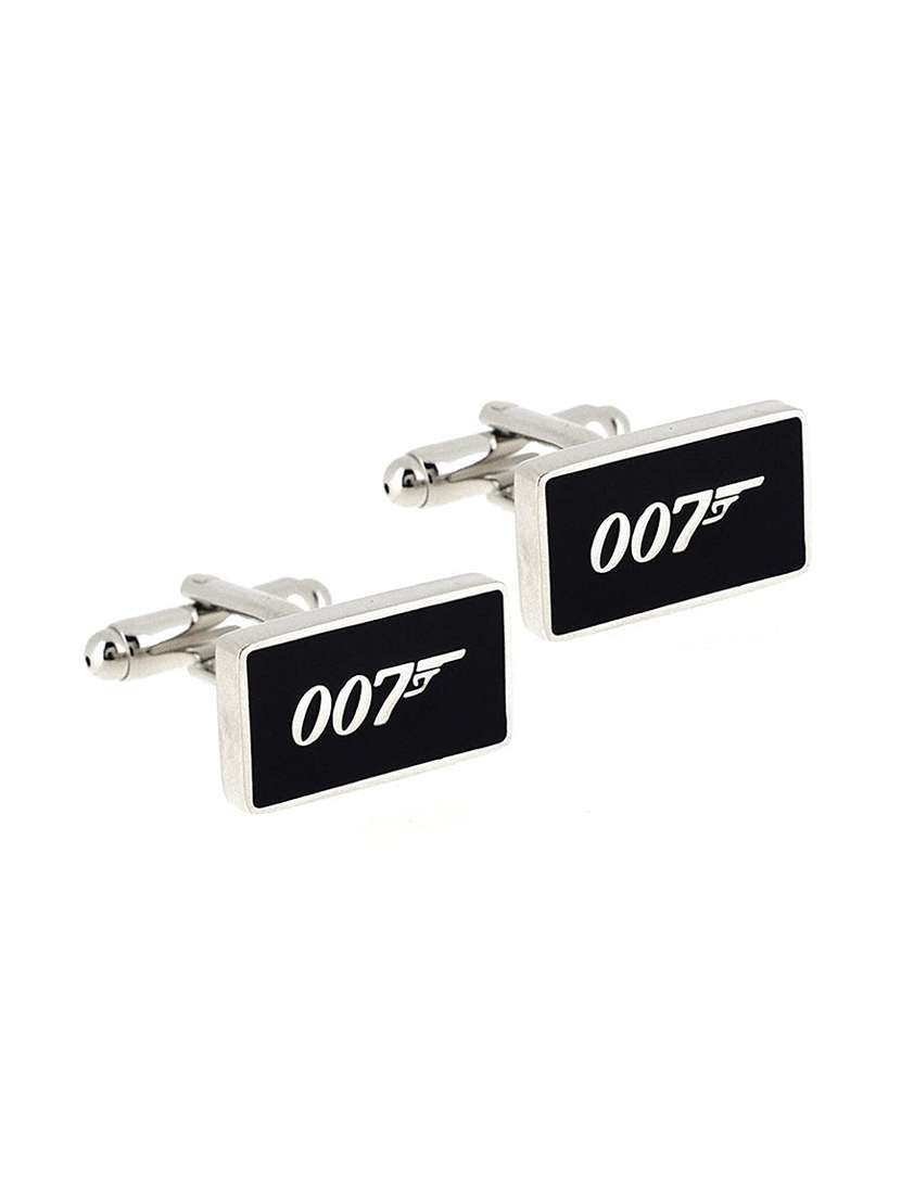 black metal cufflink