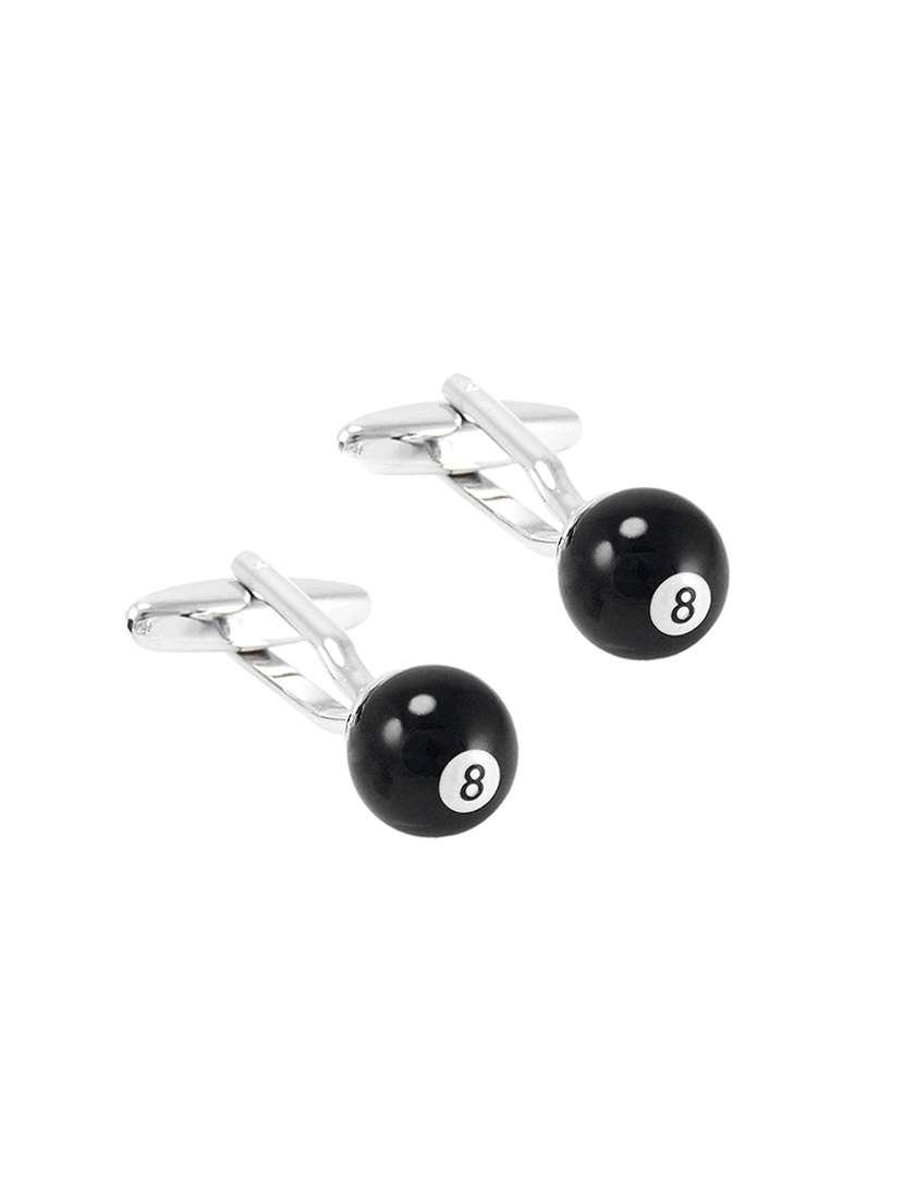 black metal cufflink