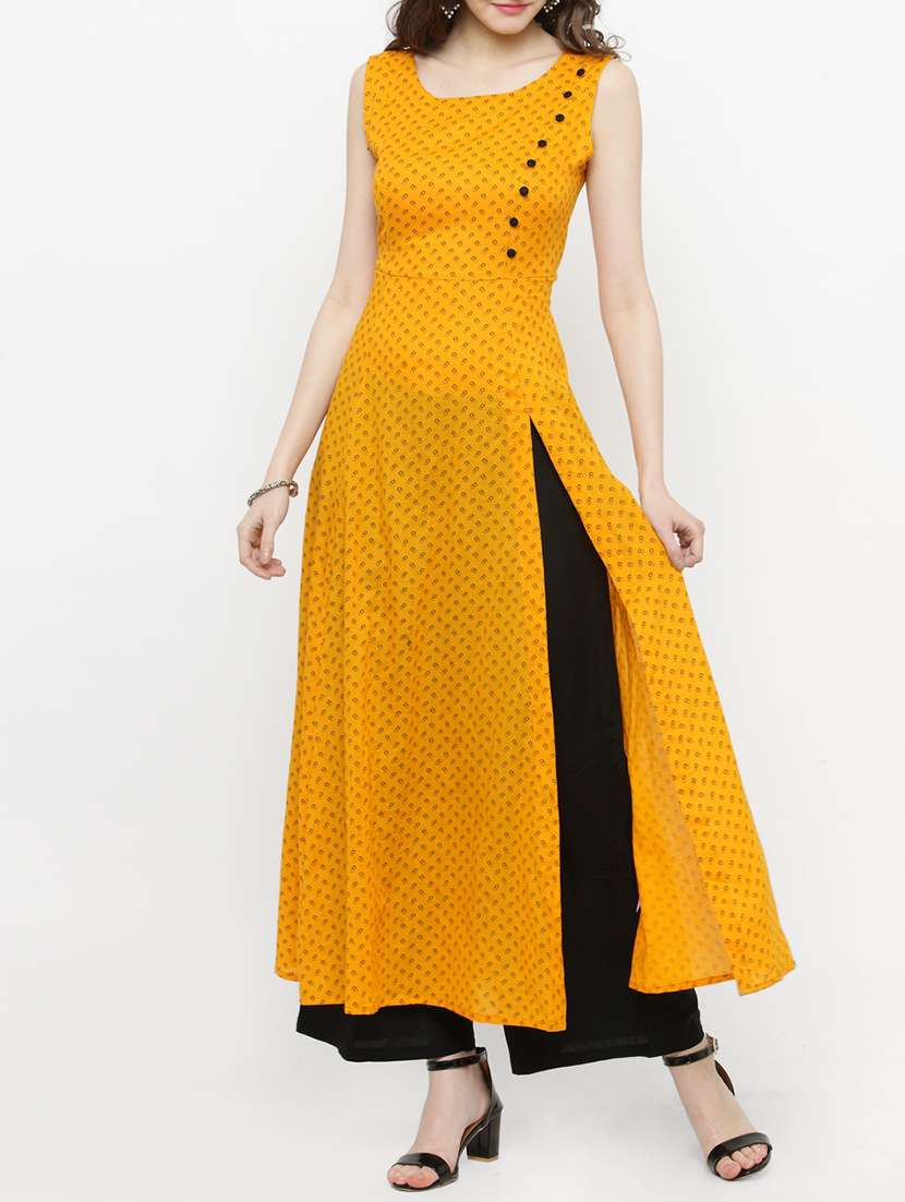 women's front slit kurta