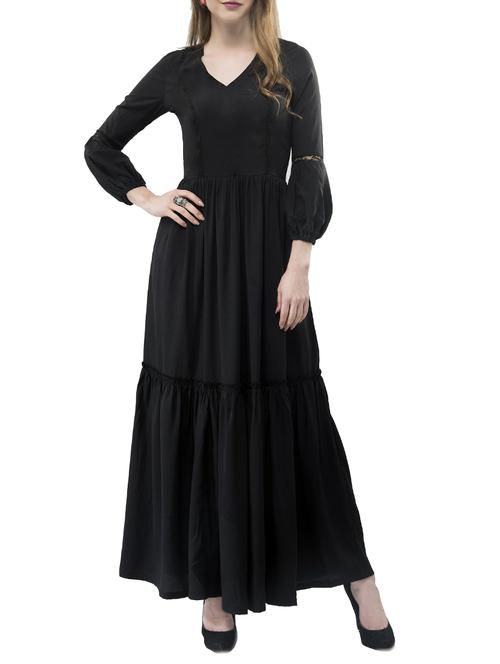 women's tiered dress solid dress - 14890922 - Standard Image - 0