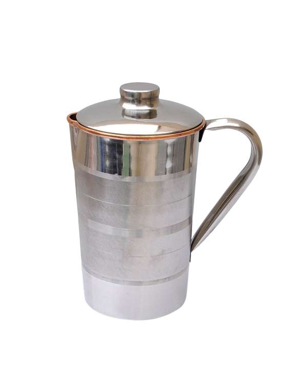 handmade steel copper jug 1500ml