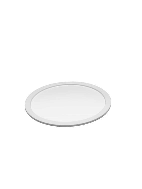 polycarbonate bar service tray round (flat)