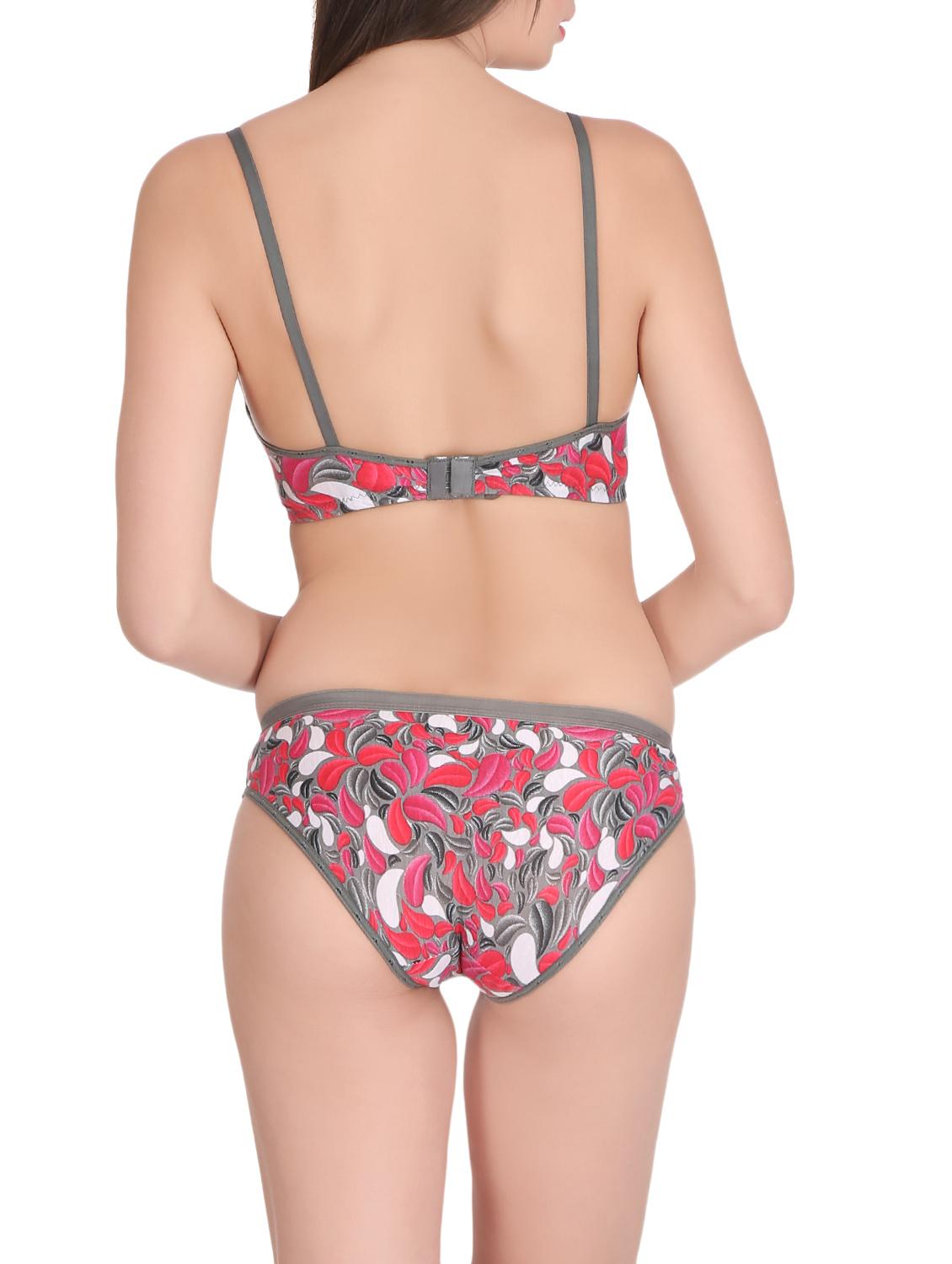 multi colored bra and panty set - 14901545 - Standard Image - 2