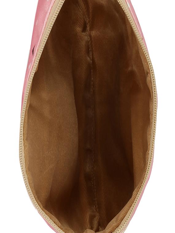 pink canvas regular clutch - 14908157 - Standard Image - 2
