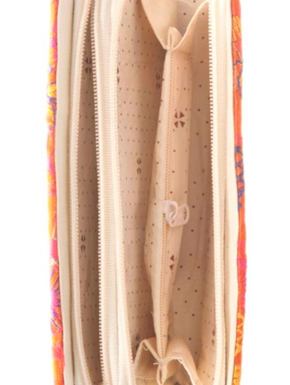multi colored cotton minaudiere clutch - 14909729 - Standard Image - 2