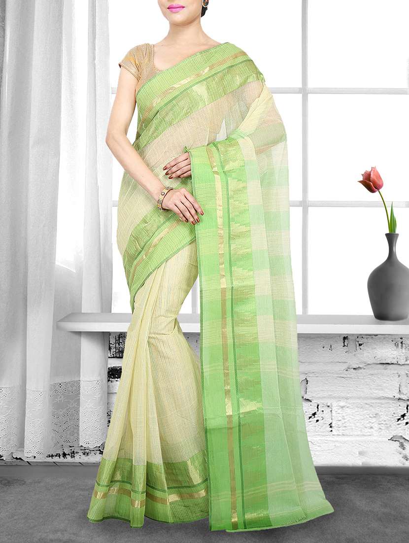 self design handloom saree