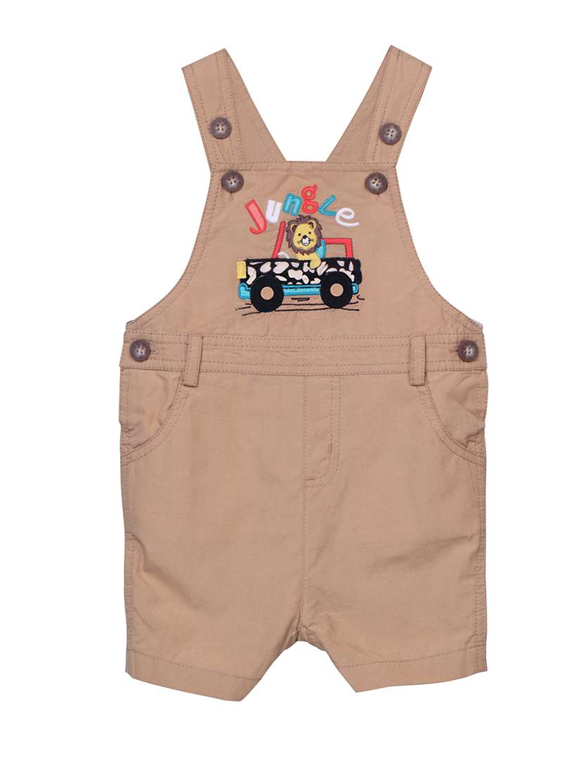 pocket detail quirky patched dungree