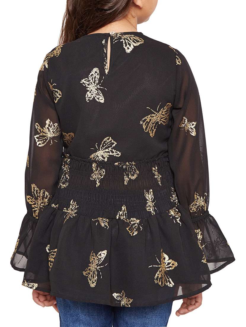 black polyester top - 14929380 -  Standard Image - 2