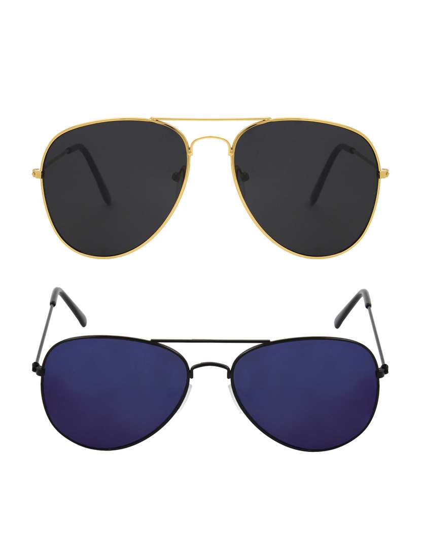 abner combo of aviator & aviator sunglases
