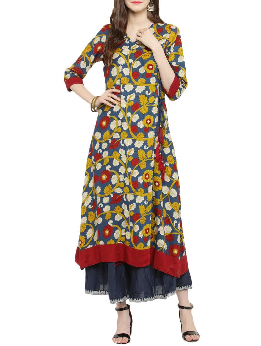 kalamkari a-line kurta