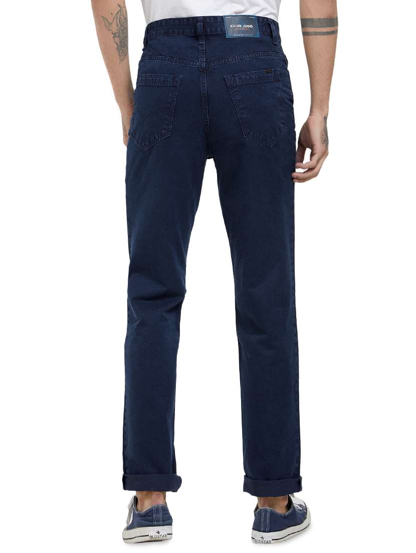 Blue Denim Plain Jeans