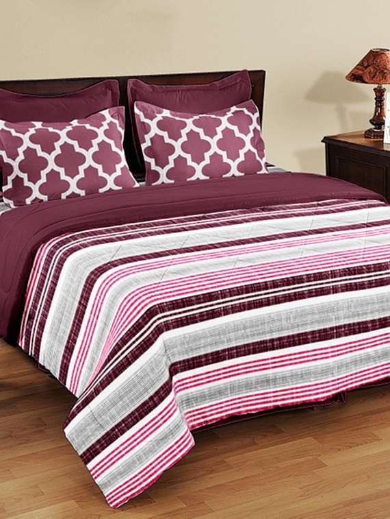 100% cotton printed cotton double comforter