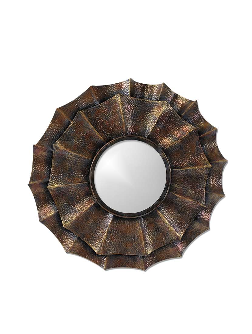 decorative round mirror
