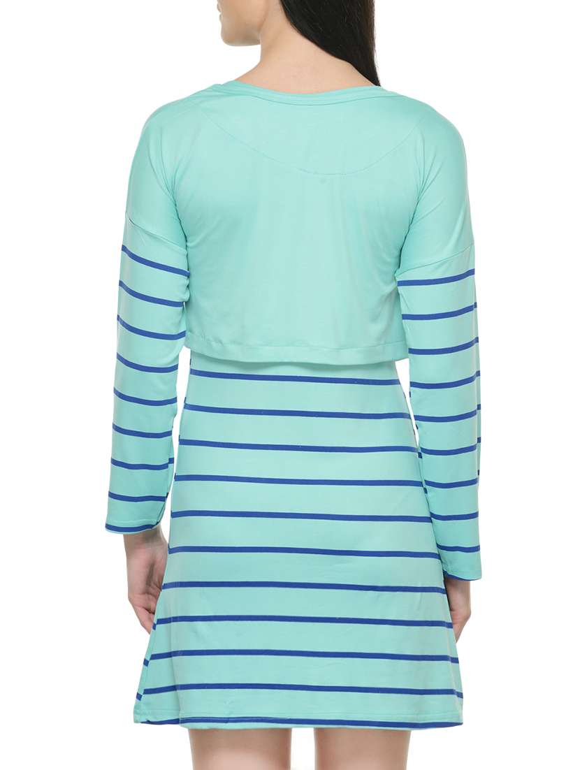 blue printed sleepshirt - 14946803 -  Standard Image - 2