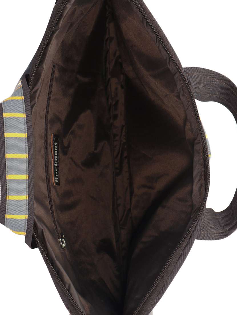 brown polyester laptop bag - 14948072 -  Standard Image - 2