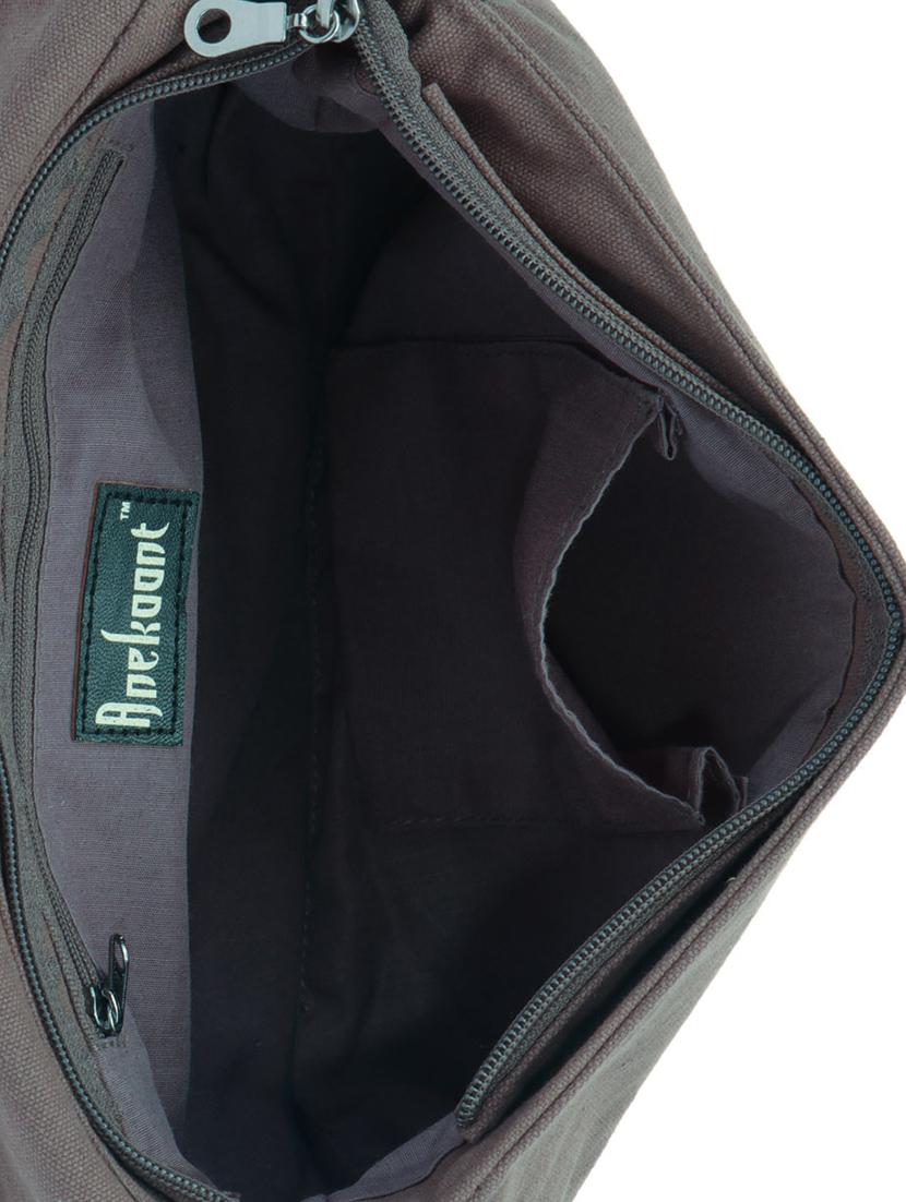 grey canvas sling bag - 14948083 -  Standard Image - 2