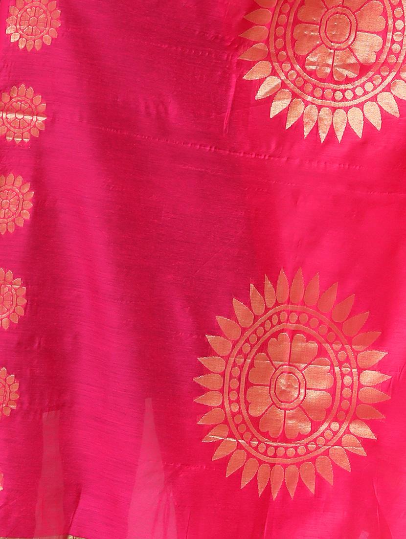 pink chanderi dupatta - 14953140 - Standard Image - 2