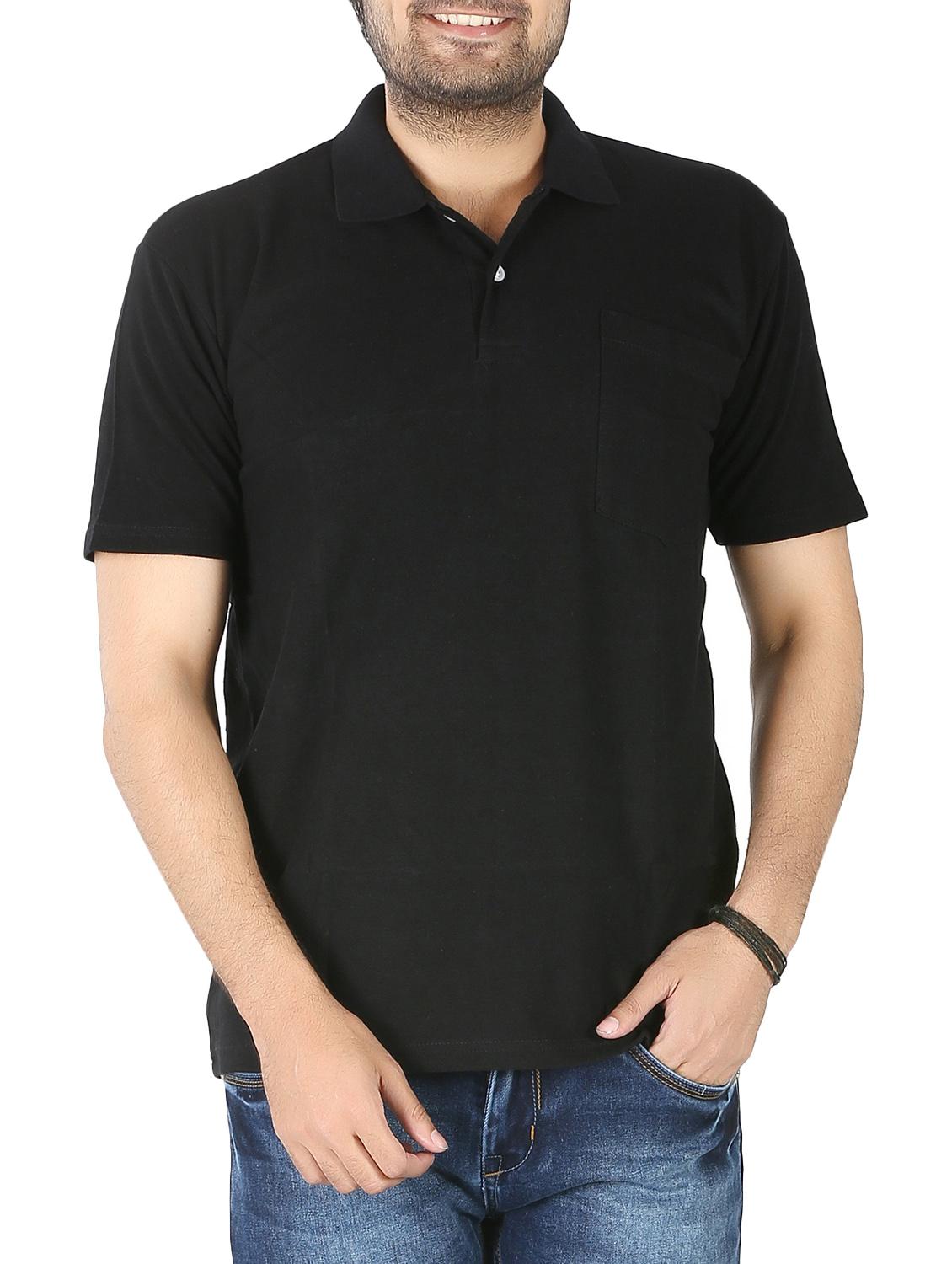 black cotton t-shirt - 14959685 - Zoom Image - 0