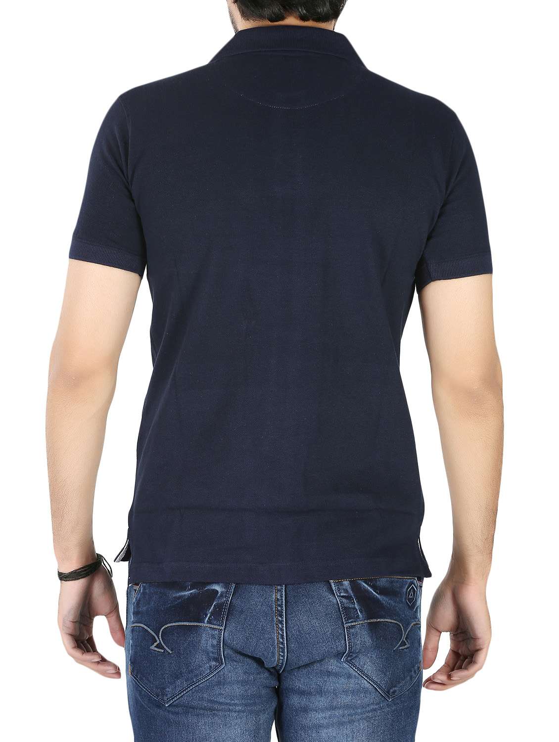 navy blue cotton t-shirt - 14959690 -  Standard Image - 2