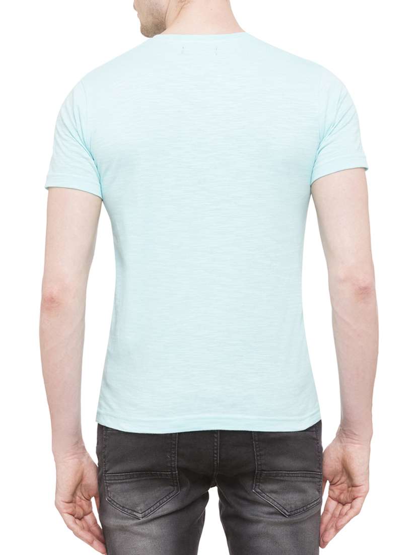 light blue cotton t-shirt - 14961691 - Standard Image - 2
