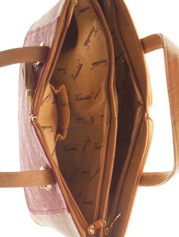 brown leatherette  regular handbag - 14962971 -  Standard Image - 2