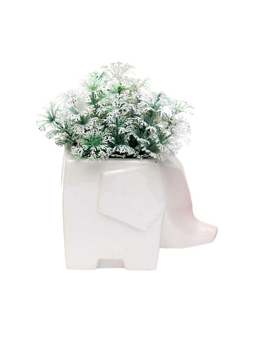 white elephant style planter pot