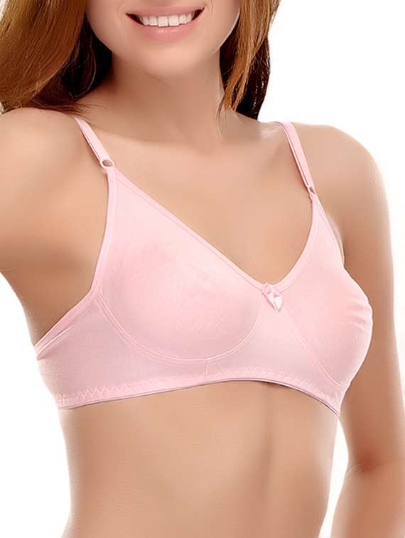 set of 2 solid bow patch bra - 14964755 -  Standard Image - 7