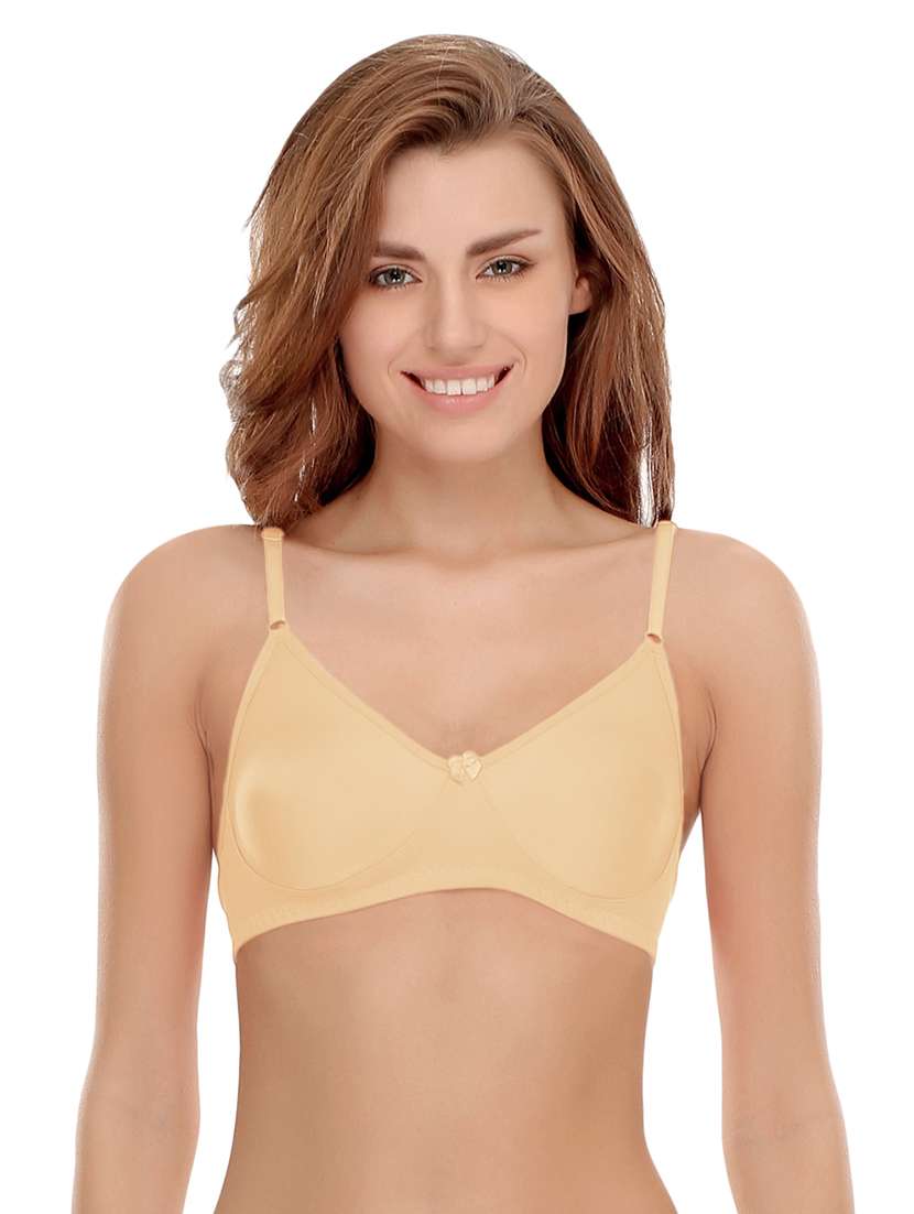 set of 3 bow patch solid bra  - 14964800 -  Standard Image - 7