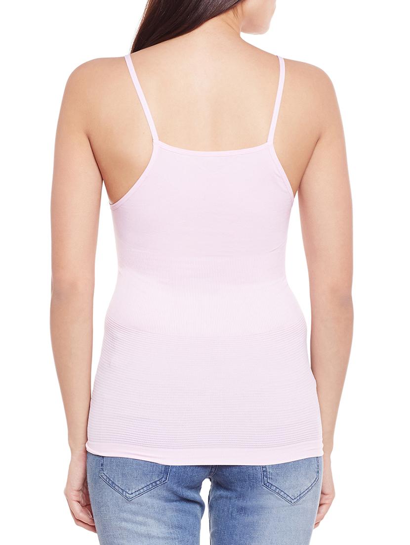 solid pink cotton camisole - 14966821 - Standard Image - 2