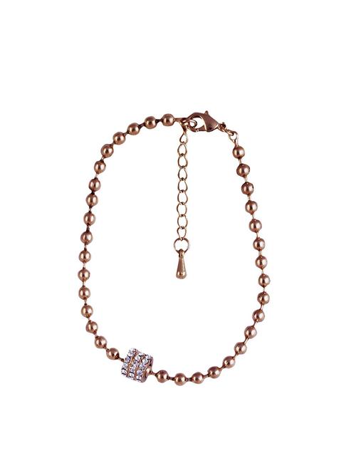 gold metal bracelet - 14968470 - Standard Image - 0
