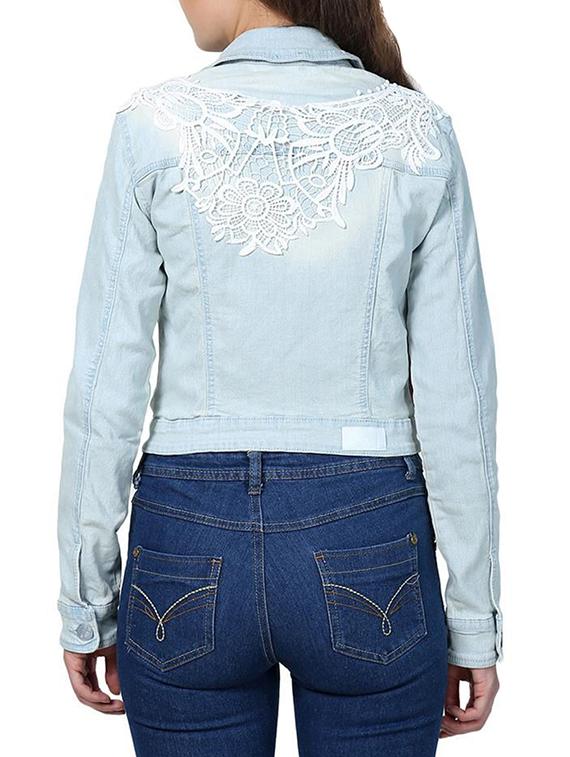 blue denim summer jacket - 14969657 - Standard Image - 2