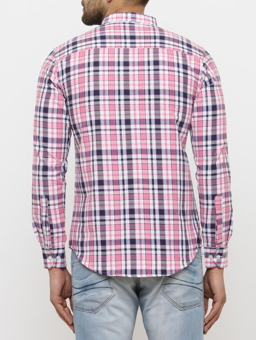 pink cotton casual shirt - 14971537 - Standard Image - 2