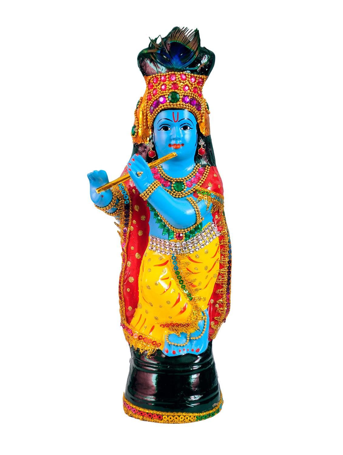 decorative krishna with flute 30 cm height - 14980890 -  Zoom Image - 0