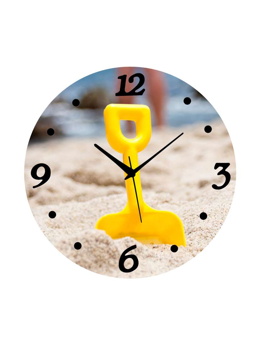 round shape analog wall clock