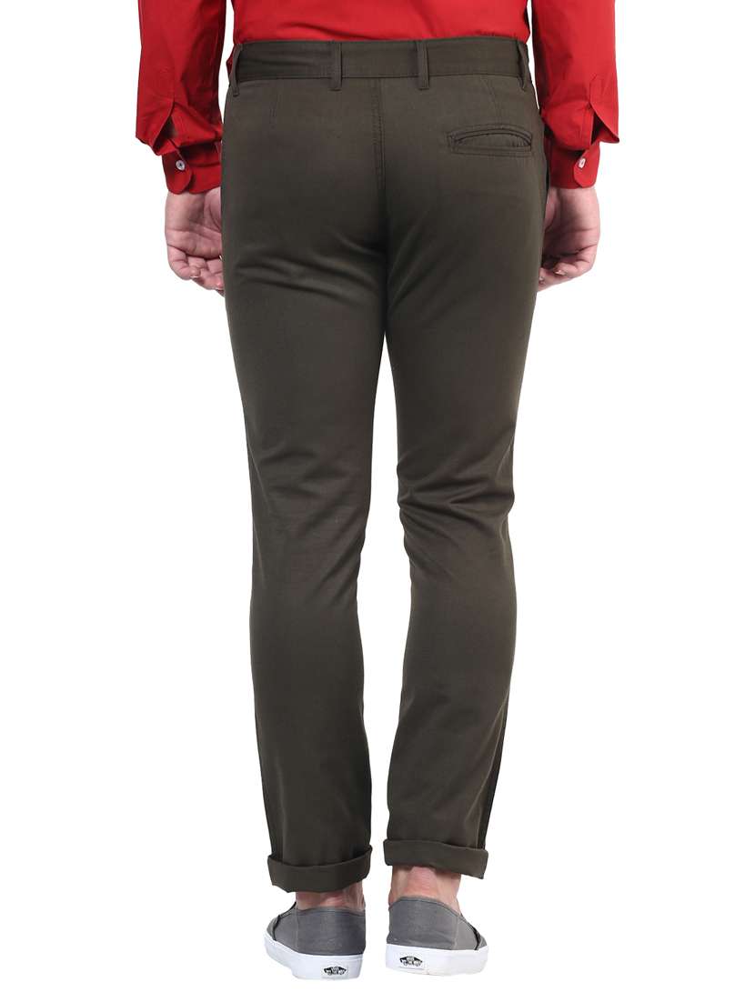 green cotton chinos - 14990193 -  Standard Image - 2