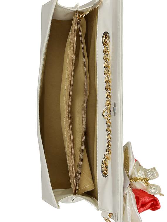 white leatherette sling bag - 14992719 -  Standard Image - 2