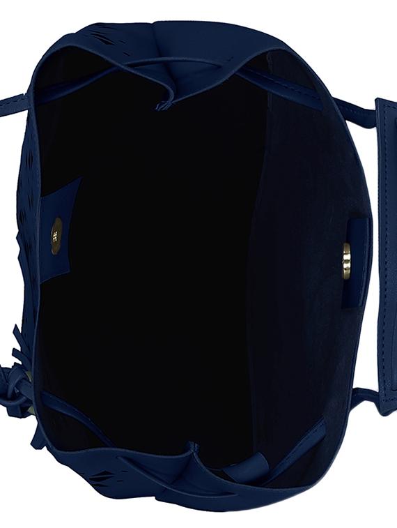 blue leatherette combo tote - 14993081 - Standard Image - 2