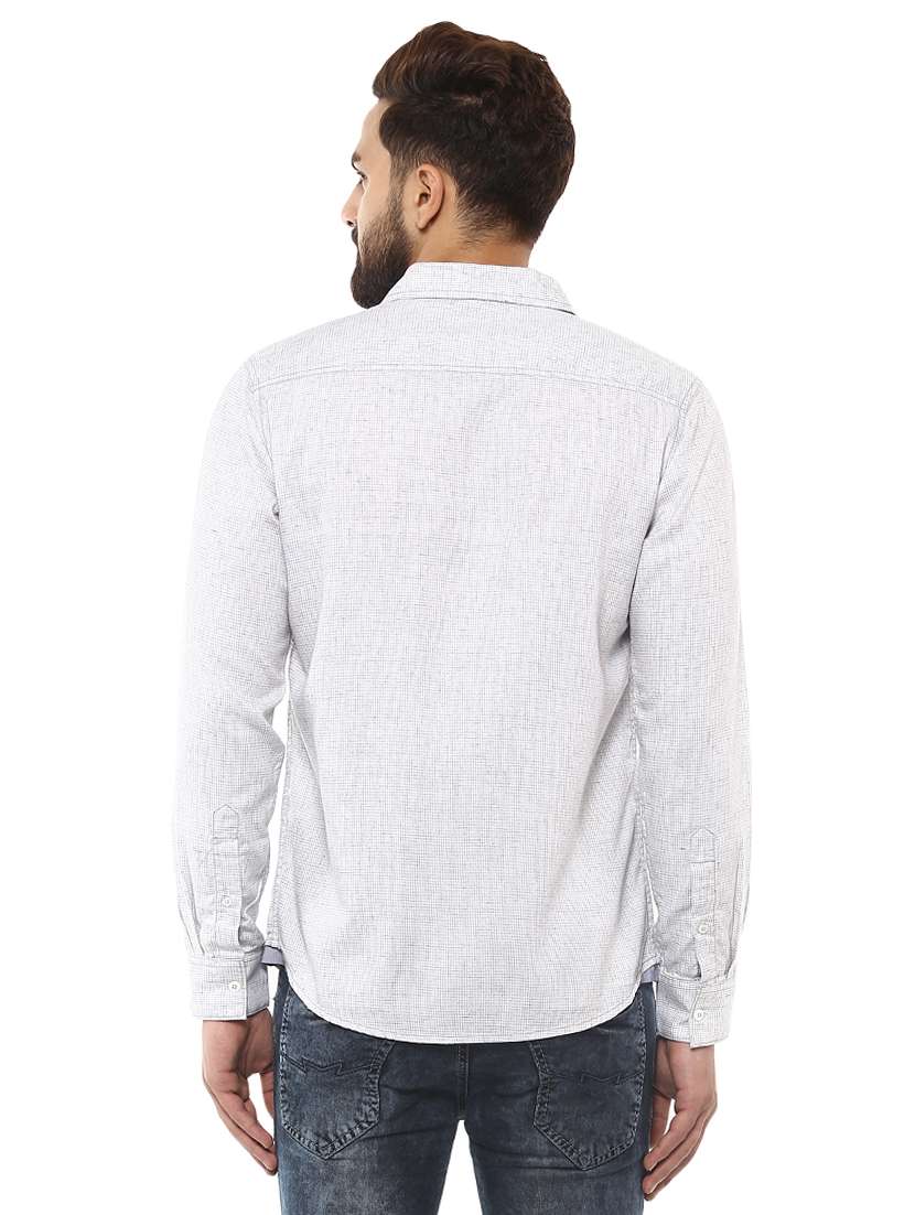 white cotton casual shirt - 14997165 -  Standard Image - 2