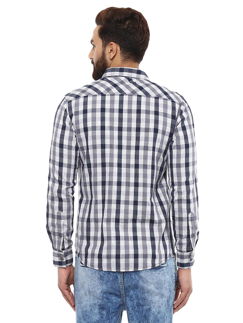 grey cotton casual shirt - 14997208 - Standard Image - 2