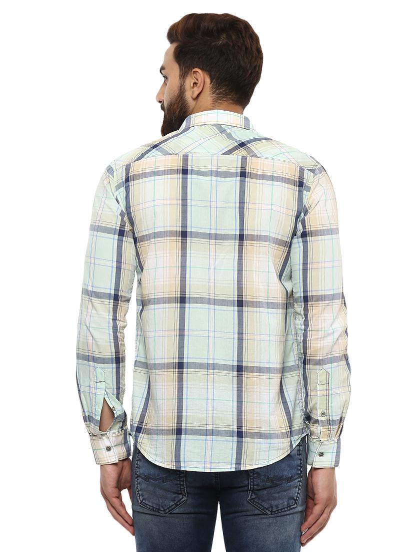 light blue cotton casual shirt - 14997210 - Standard Image - 2