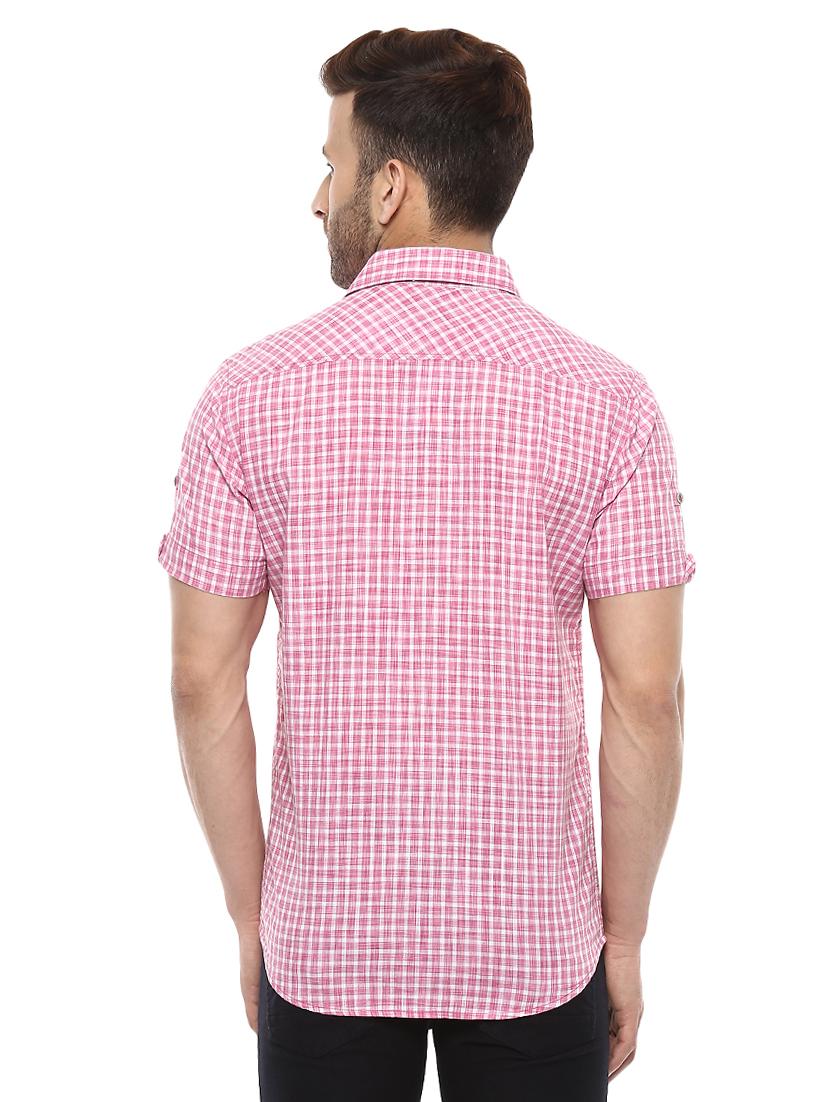 pink cotton casual shirt - 14997225 - Standard Image - 2