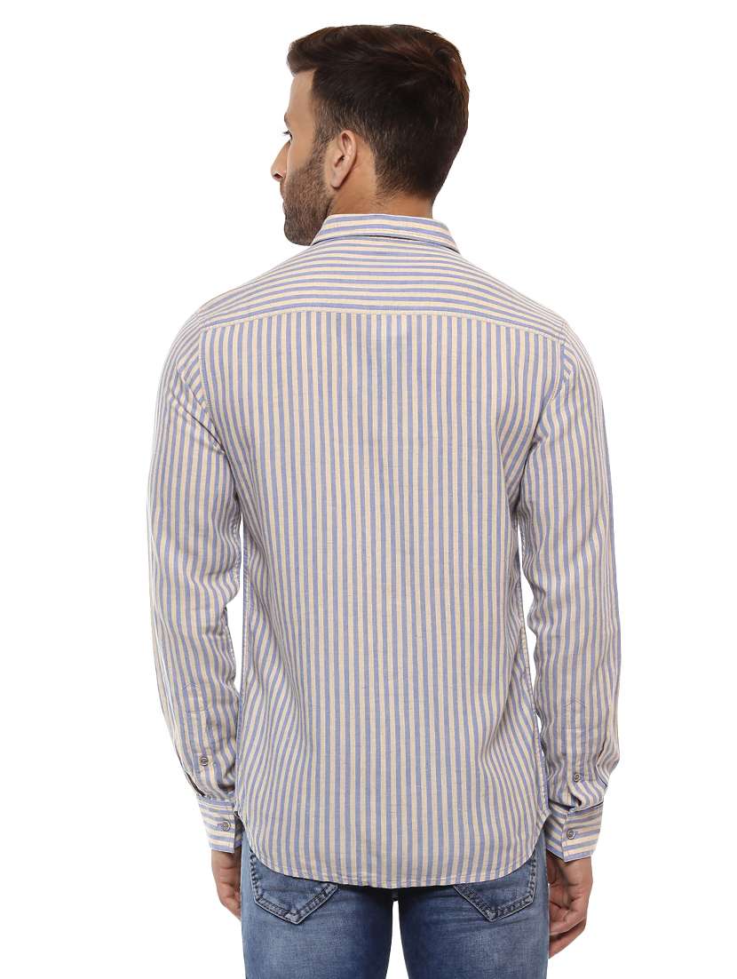 blue cotton casual shirt - 14997235 -  Standard Image - 2