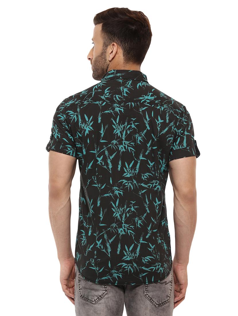 black cotton casual shirt - 14997270 - Standard Image - 2