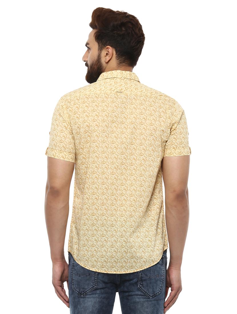 beige cotton casual shirt - 14997272 - Standard Image - 2