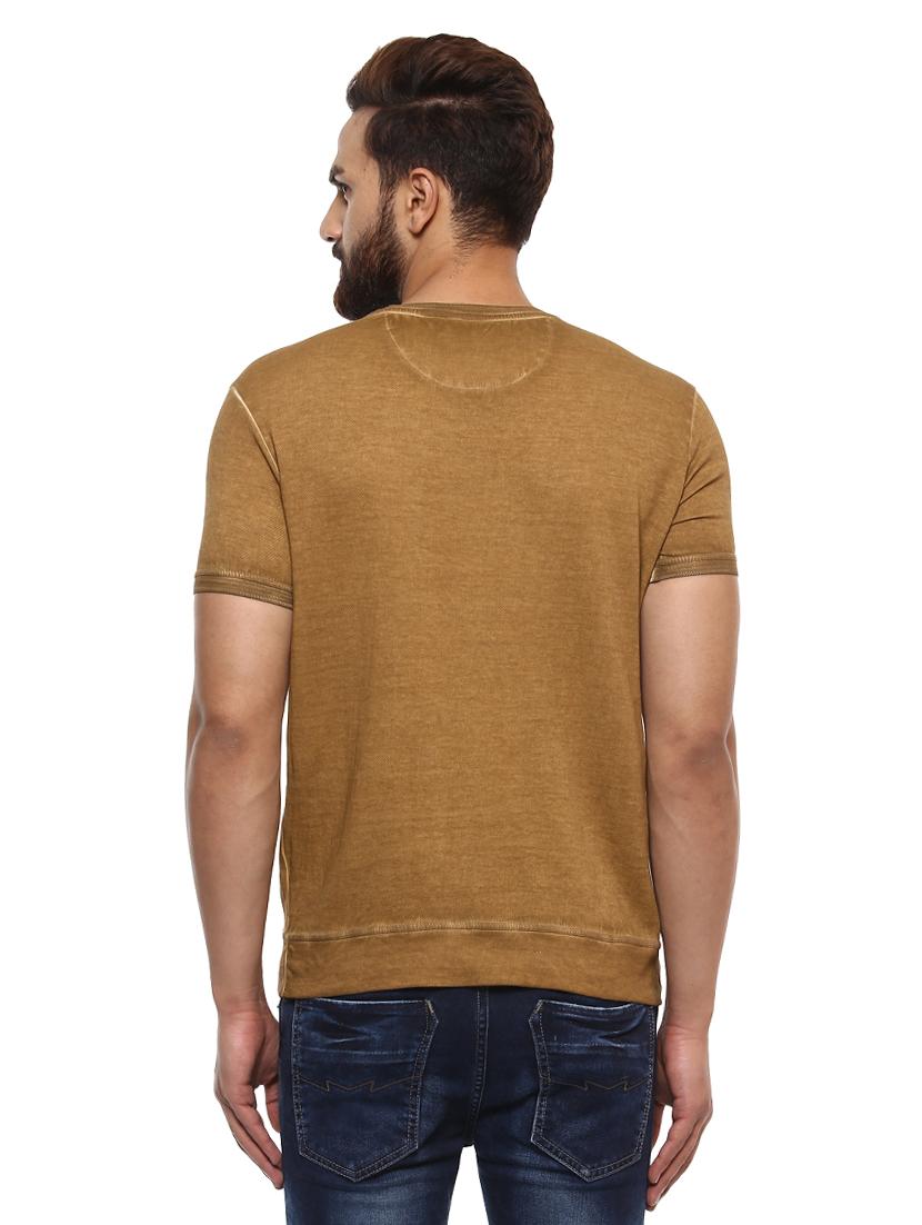 brown cotton t-shirt - 14997320 - Standard Image - 2