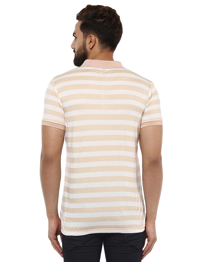 beige cotton all over print tshirt - 14997356 - Standard Image - 2
